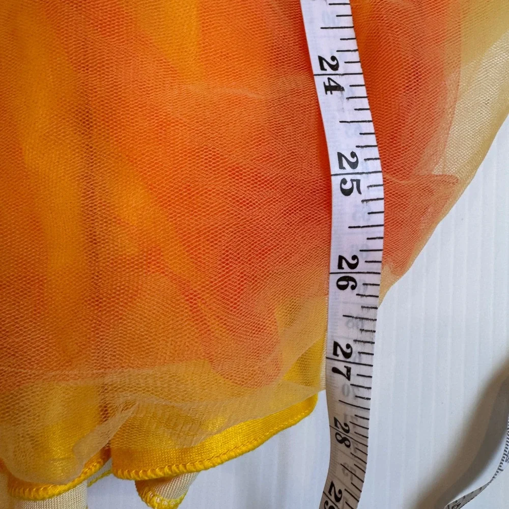 Orange‎ Bird Tutu Dress Kids 8 Green Orange Epcot Whitydarling